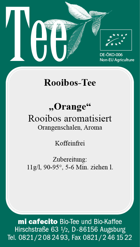 Rooibos-Tee „Orange“ BIO