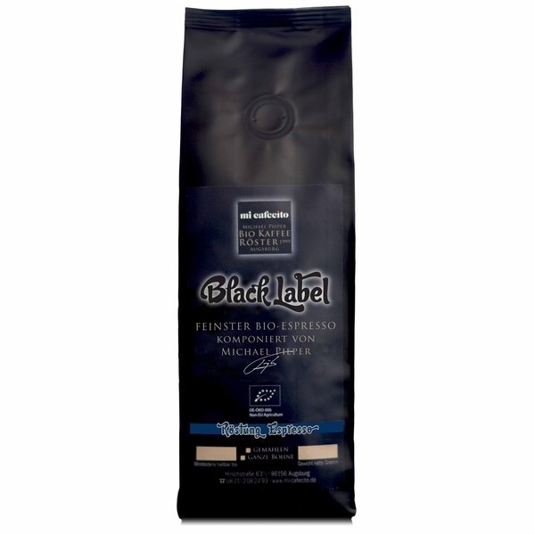 Black Label Espresso BIO Röstkaffee